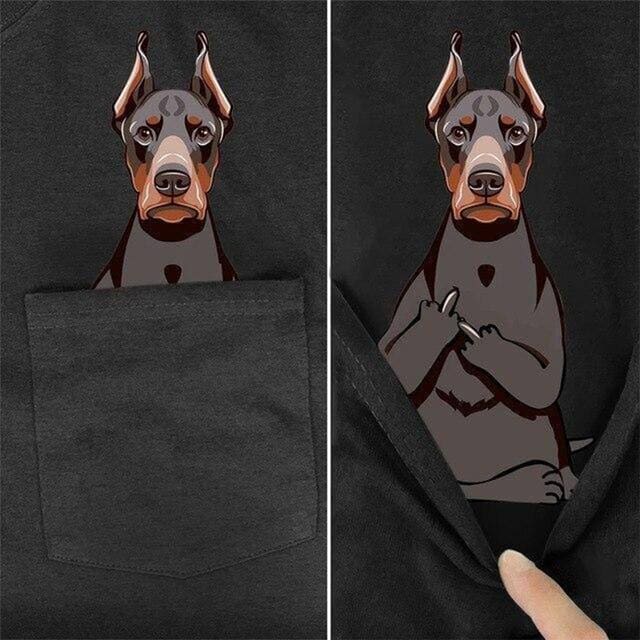 Doberman Pocket Tee