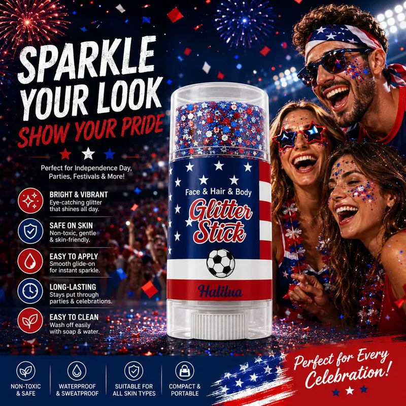 4th of July Glitter Stick