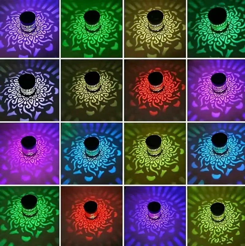 Solar Mandala Projector Light