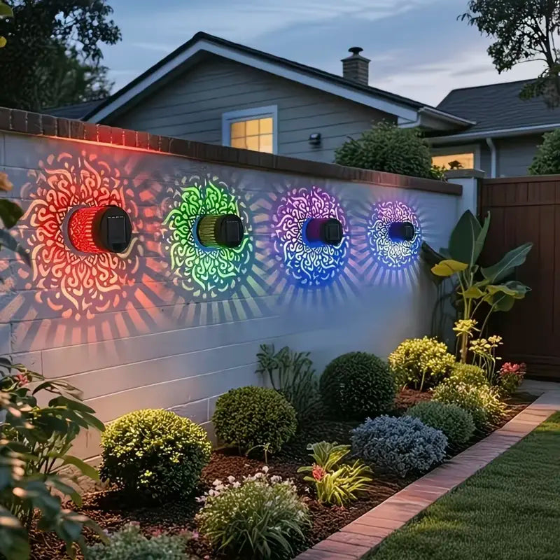 Solar Mandala Projector Light