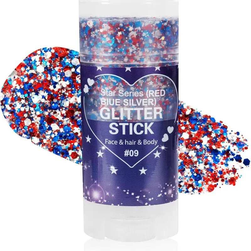 4th of July Glitter Stick
