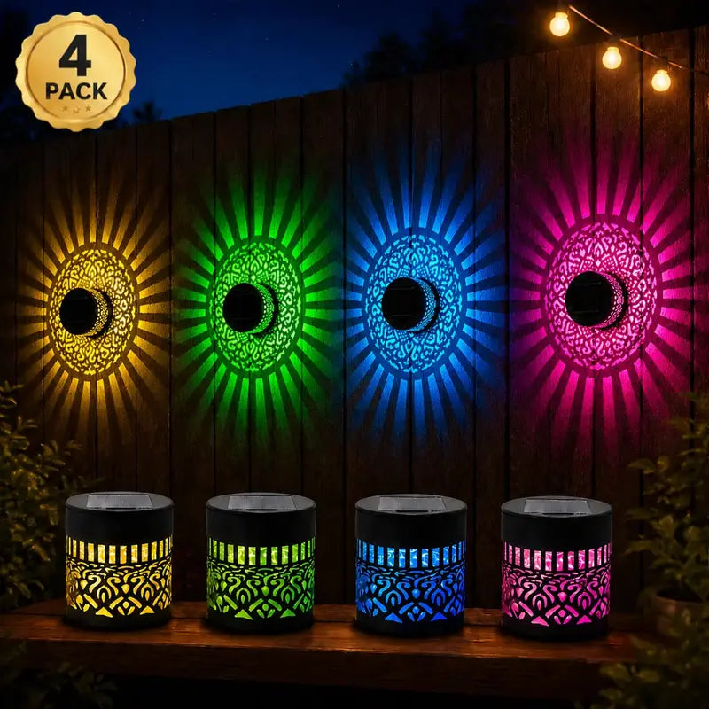 Solar Mandala Projector Light