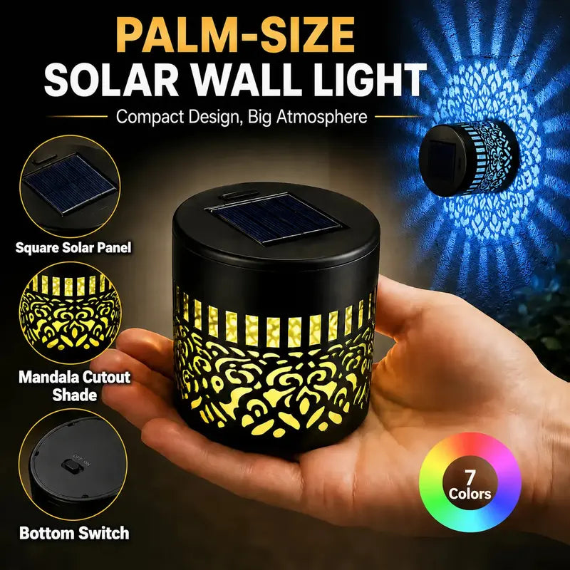 Solar Mandala Projector Light