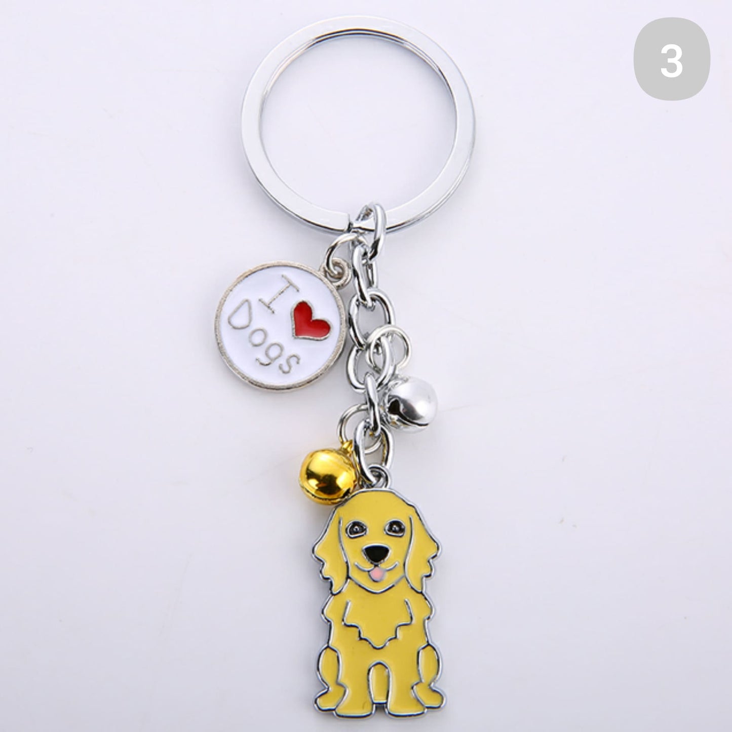 Golden Retriever Keychain